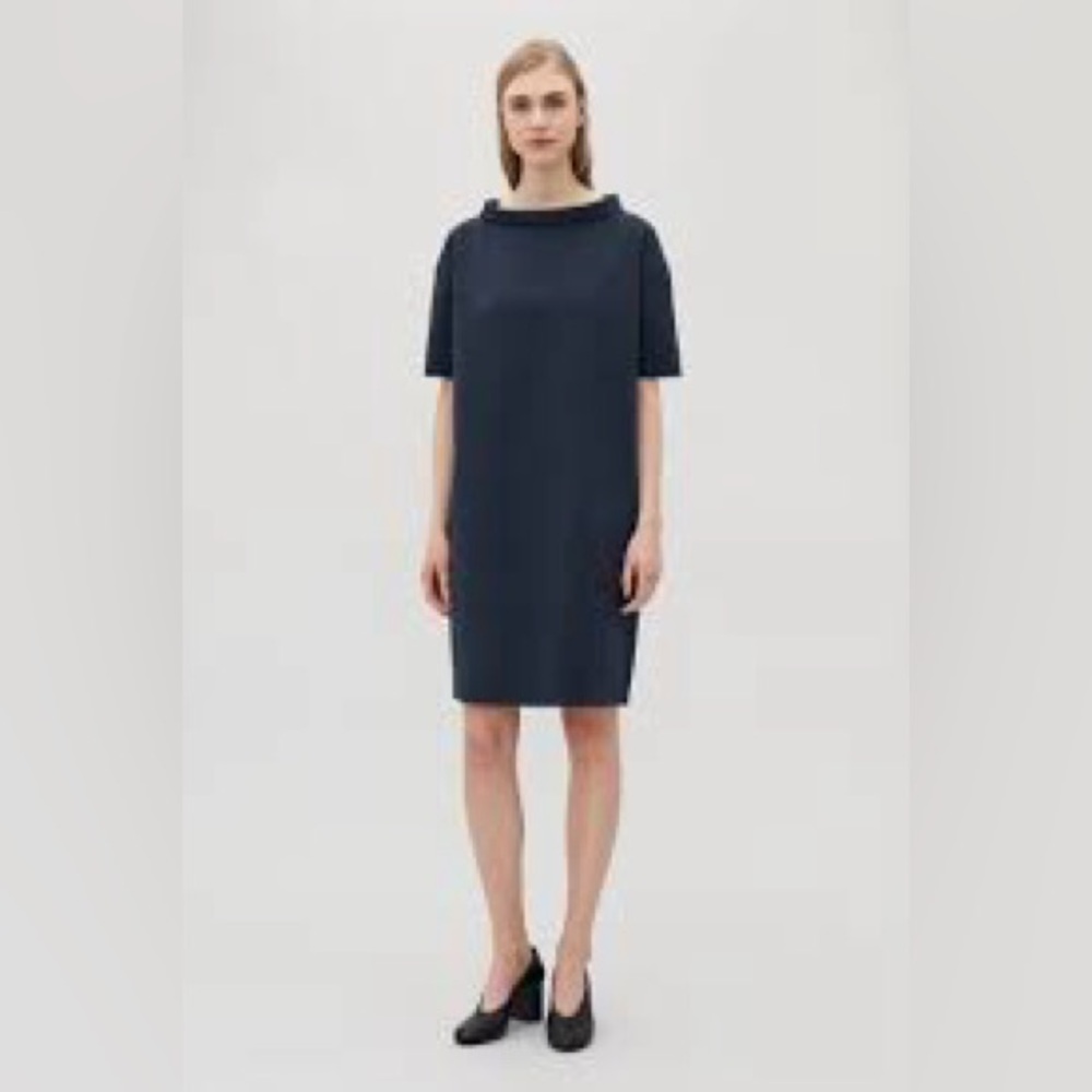 COS Boxy Mock Neck Dress - Picture 6 of 11